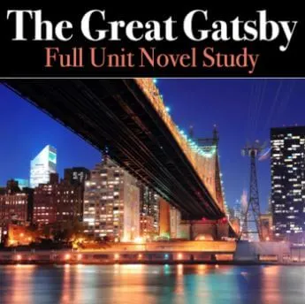 the great gatsby novel study