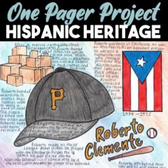 hispanic heritage month one pager project