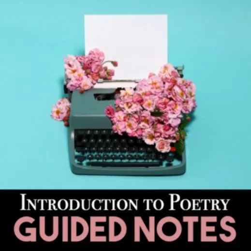 introduction to poetry guided notes