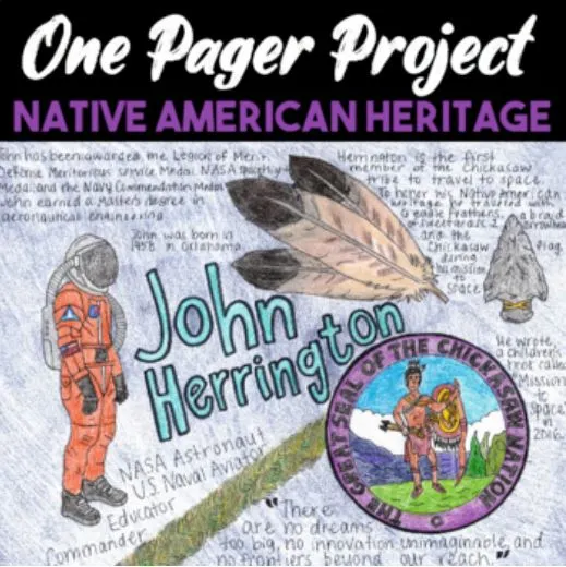 native american heritage month one pager