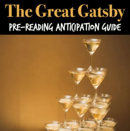 the great gatsby anticipation guide