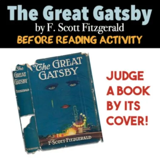 the great gatsby before reading activity