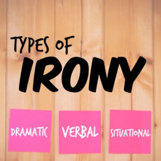 types of irony lesson plan