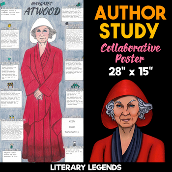 margaret atwood author study collaborative poster
