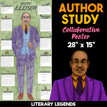 ralph ellison author study collaborative poster