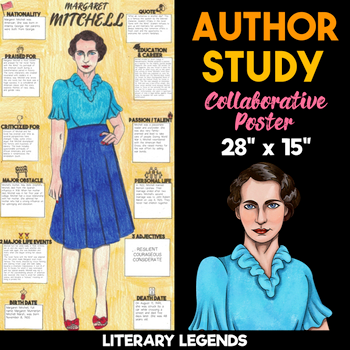 margaret mitchell author study collaborative poster