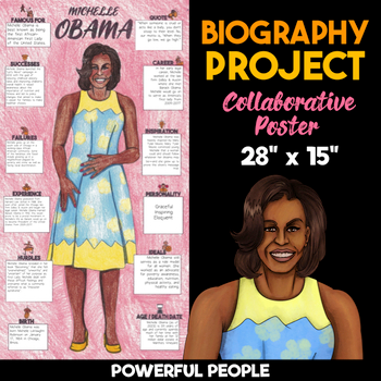 Michelle Obama Biography Project — Collaborative Poster