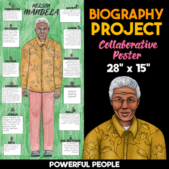 Nelson Mandela Biography Project — Collaborative Poster
