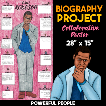 Paul Robeson Biography Project — Collaborative Poster