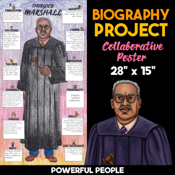 Thurgood Marshall Biography Project — Collaborative Poster