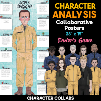 Ender's Game Character Analysis Posters | Characterization | Body Biography