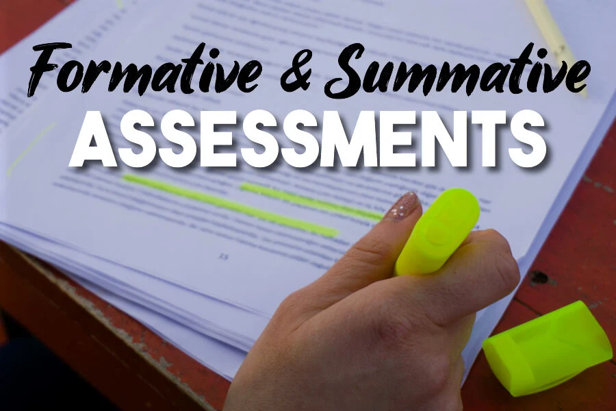 formative and summative assessments