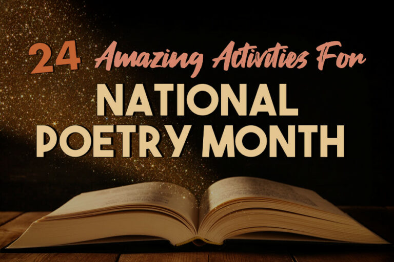 24 Amazing Activities for National Poetry Month Middle & High School
