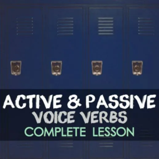 active and passive voice lesson plan