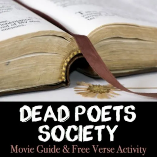 Dead Poets Society Movie Guide & Free Verse Activity