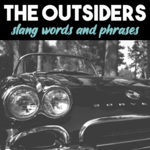 the outsiders slang words lesson plan