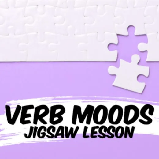 verb moods jigsaw lesson plan