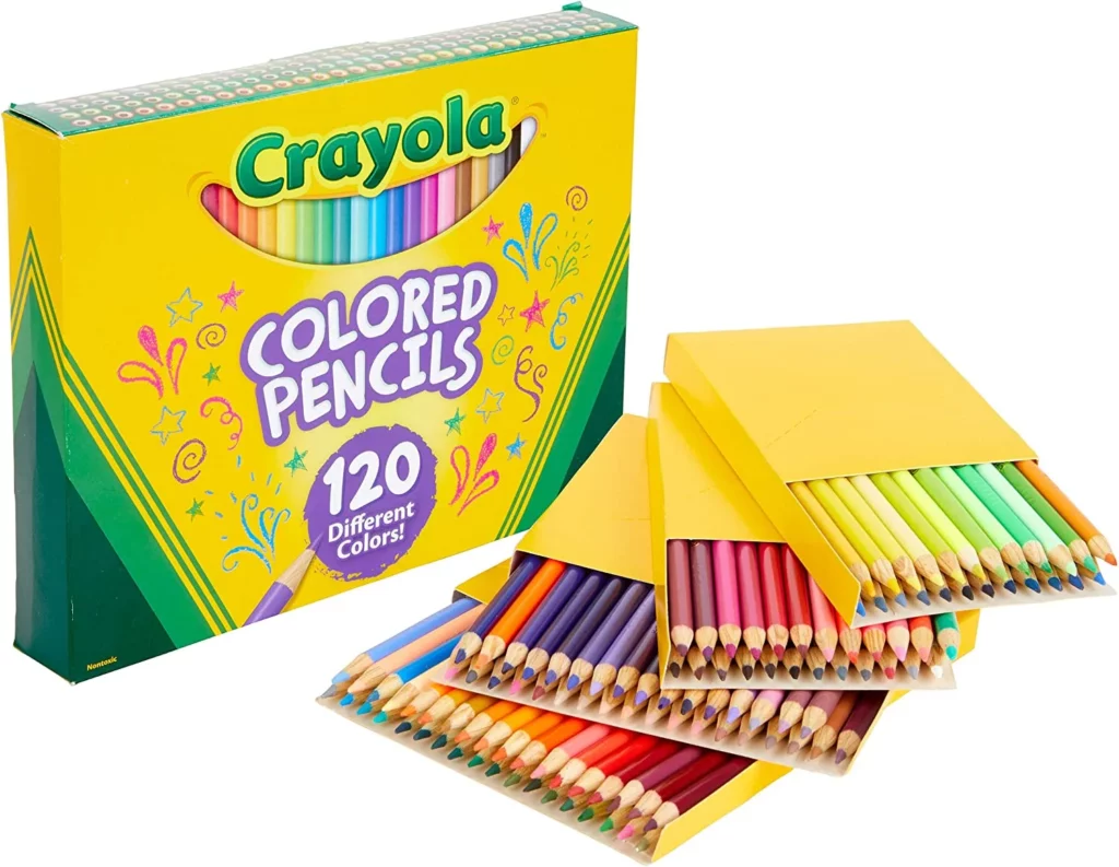 colored pencils