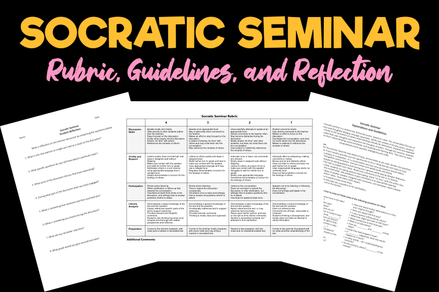 socratic seminar rubric guidelines and reflection