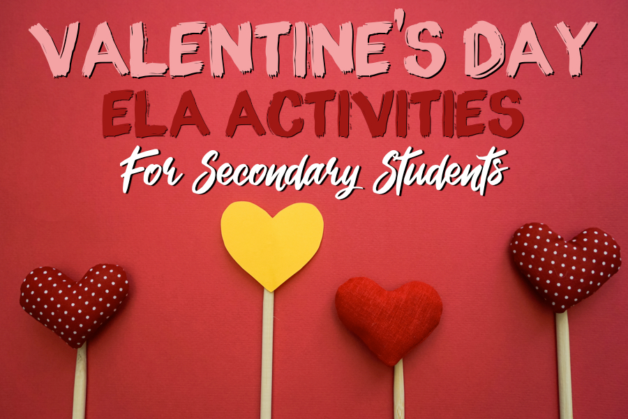 valentines day ela activities for secondary students