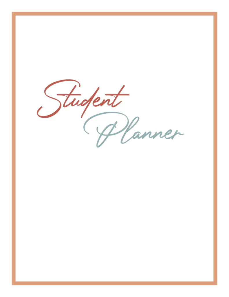 student planner