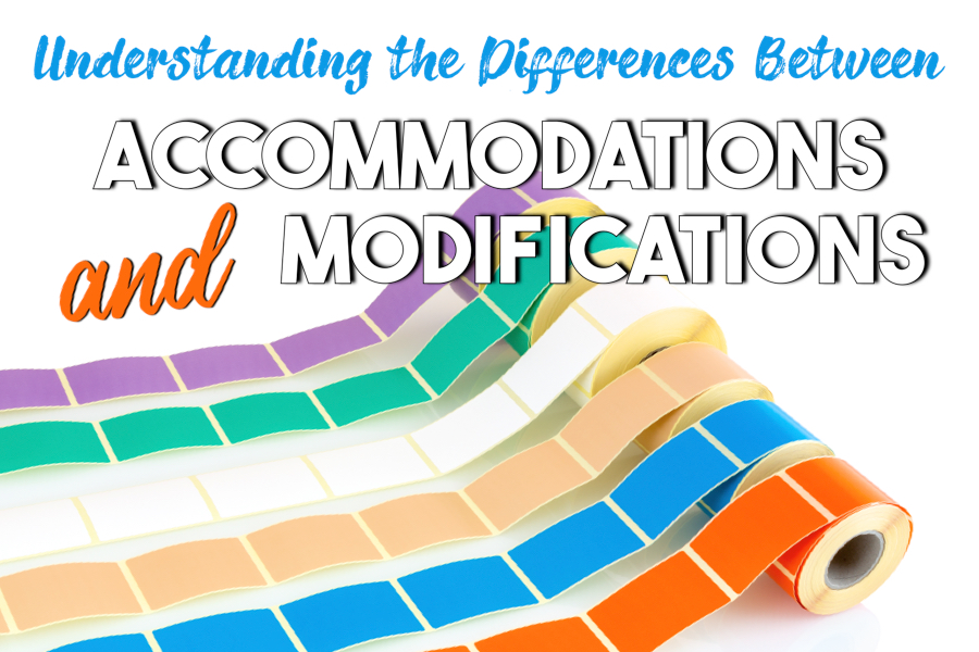 accommodations vs modifications