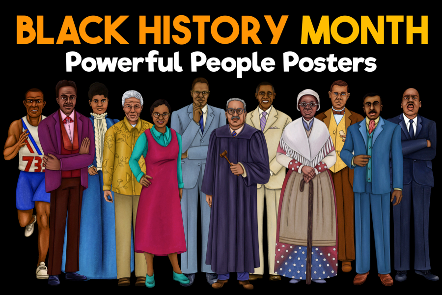 black history month activities powerful people posters