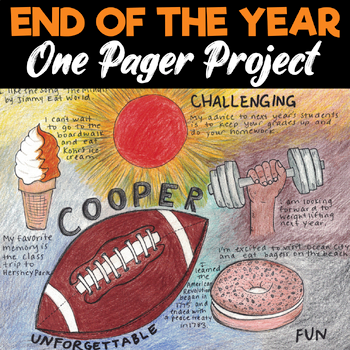 end of the year one pager project